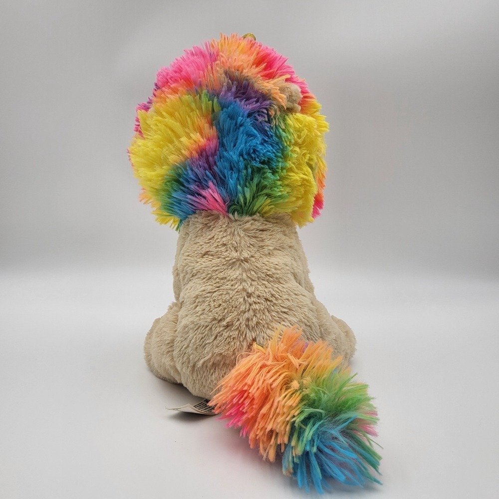 Kellytoy LionCorn Rainbow Lion Unicorn Tie Dye Plush Stuffed Animal Colorful Cub - Picture 3 of 8